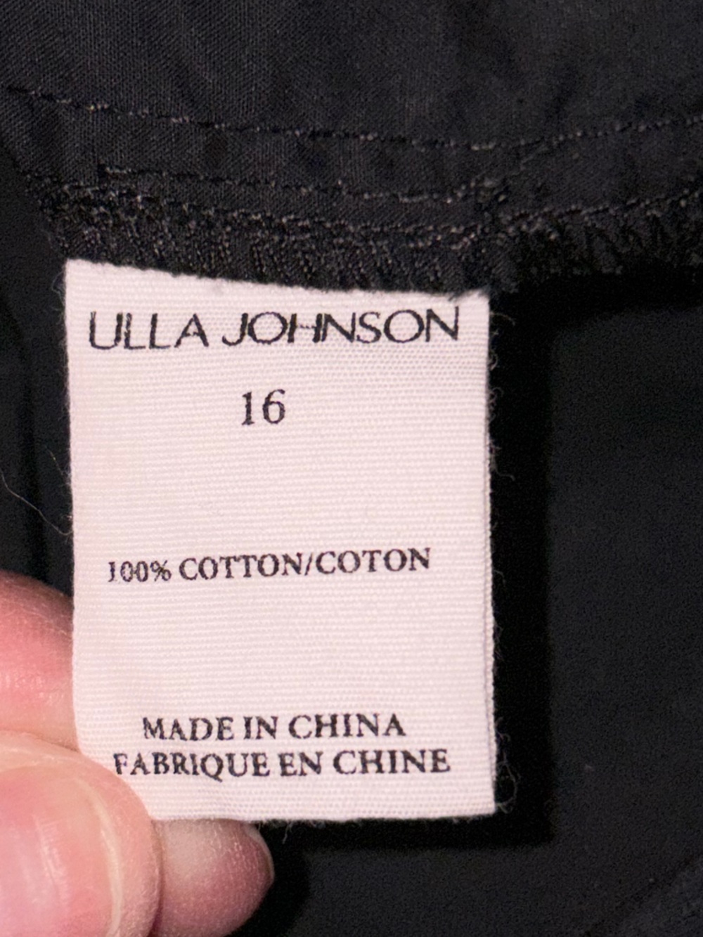 Ulla Johnson Black Puffy Sleeve Blouse - Picture 12 of 13